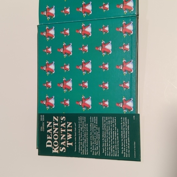 Dean Koontz Santa's Twin Hardback Book w/Cover VTG - Used (1996) - Picture 3 of 6